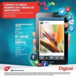 Digicel: Llevate una tablet con tres meses de data gratis.