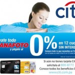 Panafoto: 0% de interes con tus tarjetas CITI