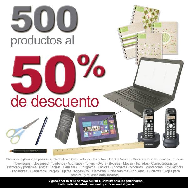 Office Depot: 500 Productos al 50% de Descuento. - PromoDescuentos Panamá