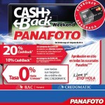 Fin De Semana de Cash Back En Panafoto Con Tus Tarjetas De Bac Credomatic.
