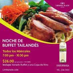 Crowne Plaza Panama: Noche De Buffet Tailandès.