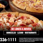 2 pizas medianas por B/. 6.99 en Pizza Hut